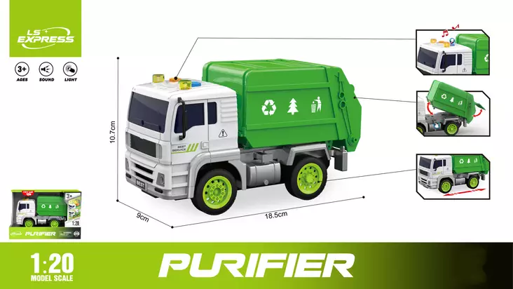Roska-auto Minicity - Pikkuautot - 6438484001635 - 1