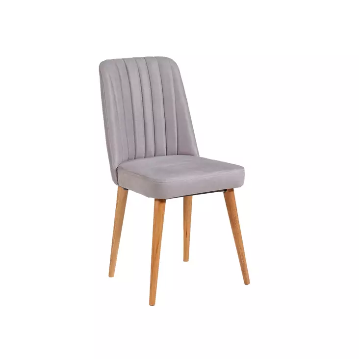 Moderni Velvet Tuoli - Atlantic Pine Soho - 100% Melamiini - Hornbeam Jalat - 47x89x46 cm - Ylellinen Mukavuus - Tuolit - 8681875791075 - 1