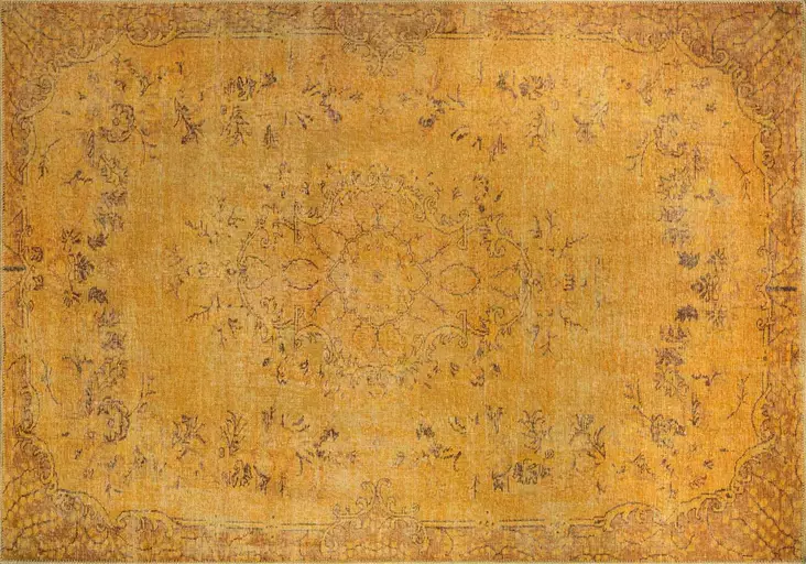 Monivärinen 100% Polyesteri Matto 140x190 cm - Konepestävä, Kestävä ja Ympäristöystävällinen Recycled Poly Cotton - Suuret ja keskikokoiset matot - 8682870557345 - 1