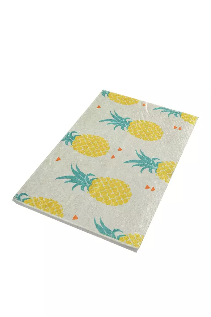 Monivärinen Kylpyhuonematto 40x60 cm - 100% Polyesteri, Antiallerginen, Pöly- ja Tahrankestävä, Liukumaton Alapuoli - Kylpyhuonematot ja kosteantilan matot - 8681875221275 - 1