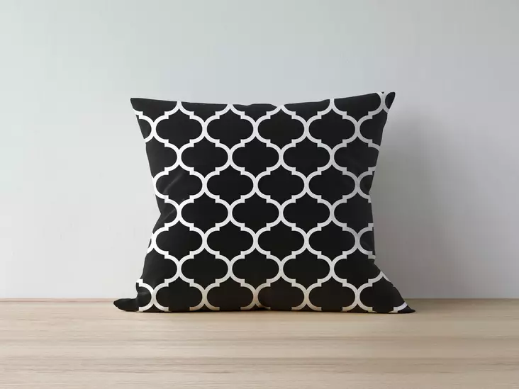 Monivärinen Tyynynpäällinen 43x43 cm - 50% Polyesteri/50% Puuvilla, Digitaalinen Painatus, Konepestävä 30 °C - Koristetyynyt - 8682870194885 - 1