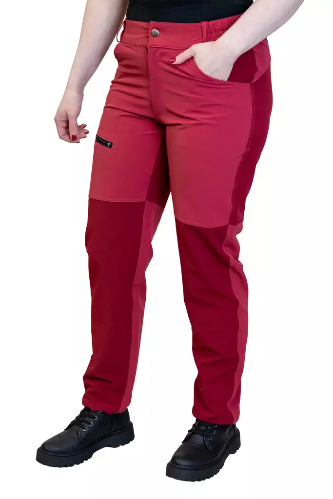 N housut Hiking cherry (inseam 30'') - Naisten ulkoiluhousut - 0283080110535 - 1