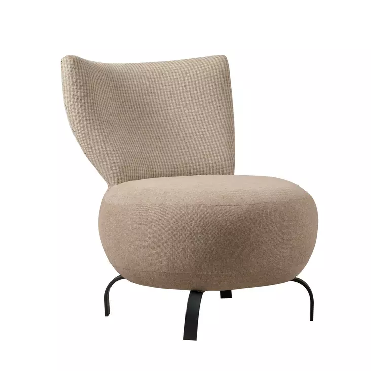 Nojatuolisetti, kerma, 64 cm leveä, kestävä, mukava - Nojatuolit - 8682870139565 - 1