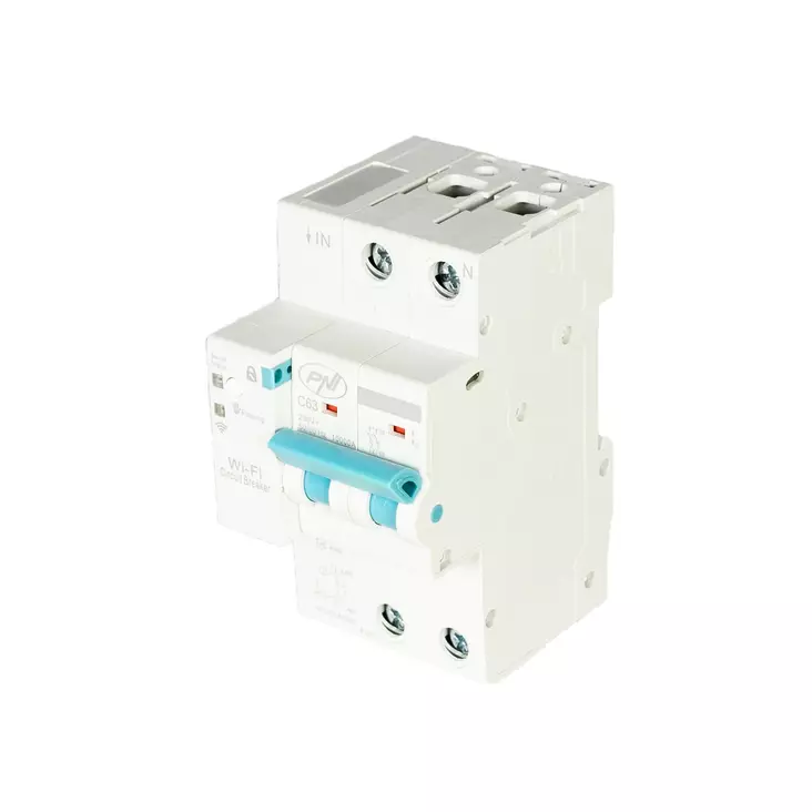PNI SafeHome PT863 WiFi säädettävä 1-63A Smart Automatic Fuse 230V, Tuya Smart Mobile -sovellus, älykkäät skenaariot ja automaatiot muiden PNI Smart/Tuya-, Alexa- ja Google Assistant -yhteensopivien t - PNI tuotteet - 5949066537875 - 1