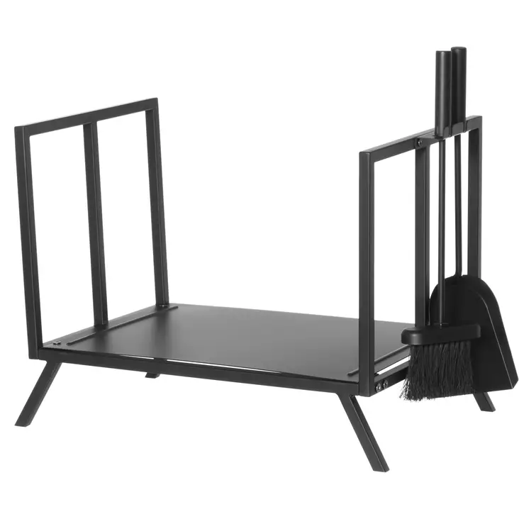 Polttopuuteline takkavÃ¤lineillÃ¤ Mustang - Takat ja kaminat - 6410413132535 - 1