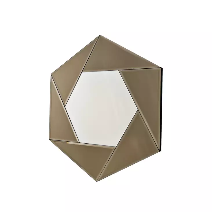 Pronssipeili 60x70 cm - Säädettävä ja Ekologinen Flotal-E Peili, 100% Melamiinipinnoitettu, Helppo Asennus - Peilit - 8684282439295 - 1