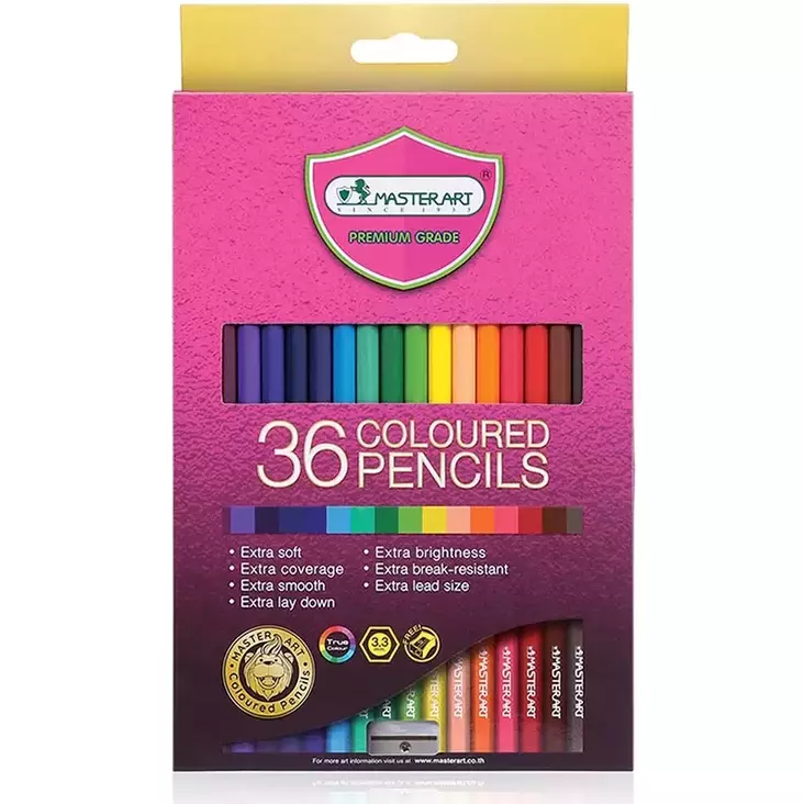 PuuvÃ¤rikynÃ¤t 36 kpl + teroitin - Värikynät - 8851907201005 - 1