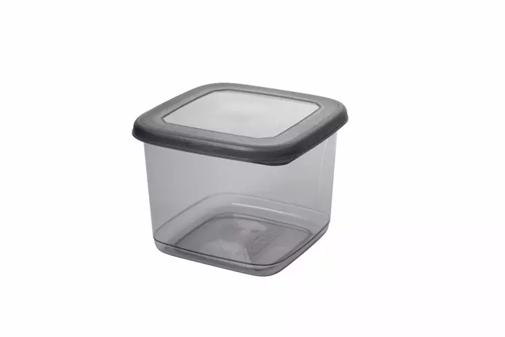 Säilytyslaatikko-setti (12 osaa), antrasiitti, 10 x 10 x 9,5 cm, kestävä, BPA-vapaa - Muovilaatikot ja säilytyslaatikot - 8683342993005 - 1