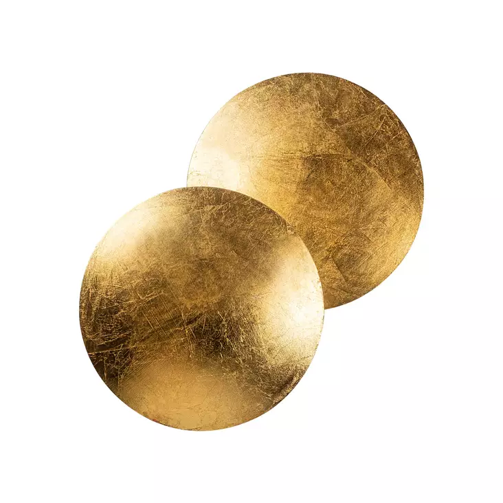 Seinävalaisin, kulta, 25 cm x 25 cm x 16 cm, kestävä, energiatehokas - Katto- ja seinävalaisimet - 8683742868385 - 1