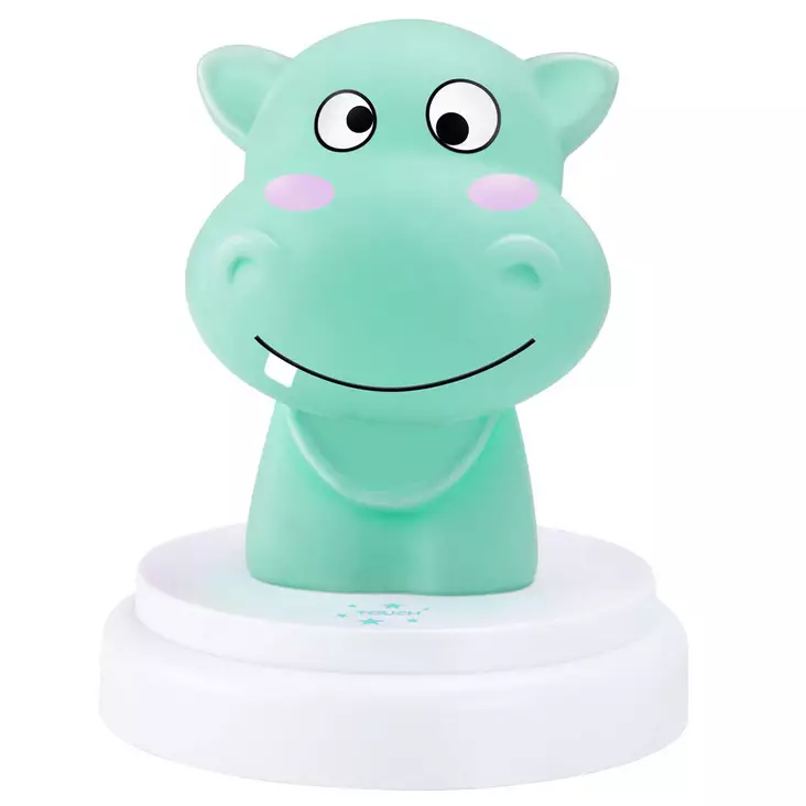 SILLY HIPPO LED yövalo virtahepo sininen - Yövalot - 8712412676545 - 10