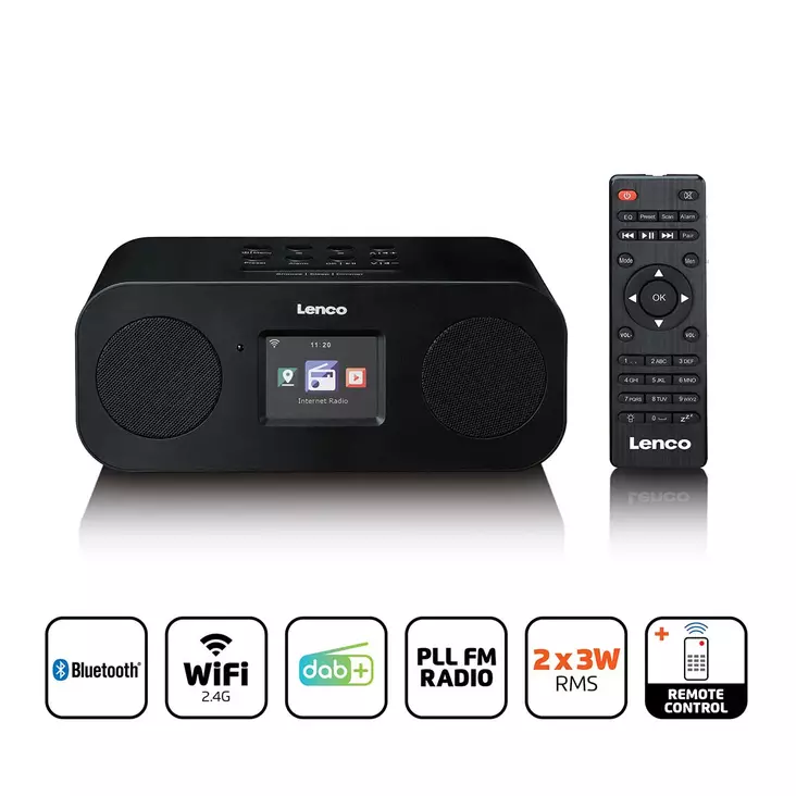Stereointernetradio, jossa on DAB+, FM ja Bluetooth®. - Radiot ja MP3/4-soittimet - 8711902081845 - 1