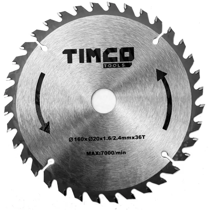 TIMCO 160X20 36T PYÖRÖSAHANTERÄ - Klapikoneet - 6438014368085 - 1