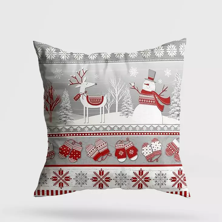 Tyyny, monivärinen, 43 x 43 cm, mukava, tyylikäs, käytännöllinen - Tyynyt ja peitot - 8683743381395 - 1