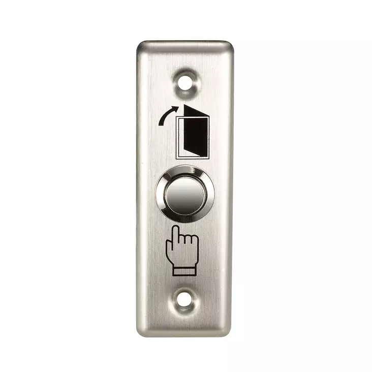 Upotettu pääsypainike SilverCloud PB303, NO/COM lähtöliitin, max. 12V/24V 3A, ruostumaton teräs - PNI tuotteet - 5949066502835 - 1