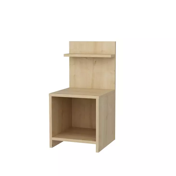 Yöpöytä, tammi, kestävä, tyylikäs, kompakti - Yöpöydät - 8683743120055 - 1