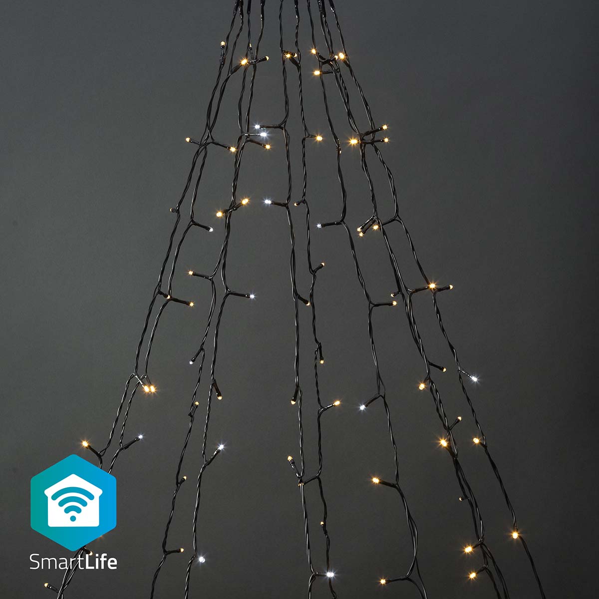 SmartLife Jouluvalot Puu Wi Fi L mpim st Kylm n Valkoiseen 