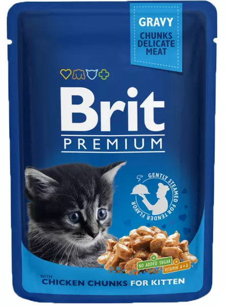 Brit Cat kana kastikk. pennuille 100 g - Märkäruoka - 8595602506026 - 1