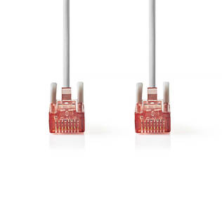 CAT6 Verkkokaapeli | RJ45 uros | RJ45 uros | U/UTP | 1.00 m | Pyöreä | PVC | Harmaa | Kirjekuori - Verkkokaapelit - 5412810276936 - 2