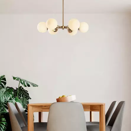 Kattokruunu, vintage, 73 x 73 x 35-72 cm, säädettävä, elegantti - Katto- ja seinävalaisimet - 8683342386746 - 2