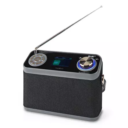 DAB+ Radio | Pöytämalli | DAB+ / FM | 2.40 " | Värinäyttö | Paristokäyttöinen / Verkkovirtakäyttöinen | Digitaalinen | 24 W | Bluetooth® | Kuulokkeiden lähtöliitäntä | Herätyskello | Uniajastus | IP20 | Kahva | Musta - Radiot ja MP3/4-soittimet - 5412810411436 - 1