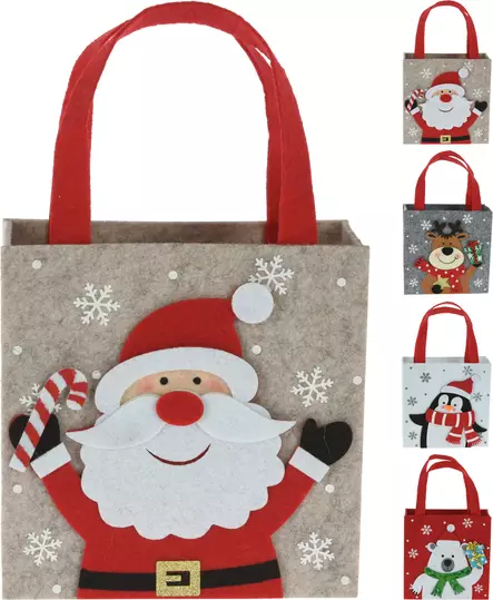 Huopakassi Joulu 18cm - Joulukoristeet ja -tekstiilit - 8720573254076 - 1