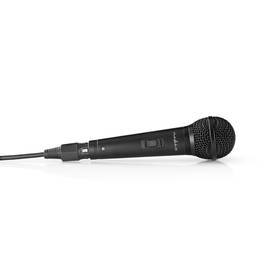 Mikrofoni | Kardioidi | Irroitettava kaapeli | 5.00 m | 80 Hz - 13 kHz | 600 Ohm | -72 dB | On/off-kytkin | Matkakotelo sisältyy | ABS-Muovi / Alumiini | Musta - Mikrofonit ja karaokelaitteet - 5412810283866 - 2