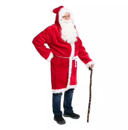 Joulupukin takki hupulla luxus - Sisustus - 6410412271266 - 1