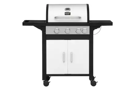 Kaasugrilli Mustang Monterey 3+1 valkoinen - Kaasugrillit - 6410413128606 - 1