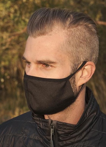 Kangasmaski musta 5-kpl - Hengityssuojaimet ja kasvomaskit - 6438042008366 - 1