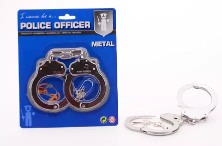 Käsiraudat metallia Police officer - Lasten työkalut ja ammattilelut - 8711866264636 - 1