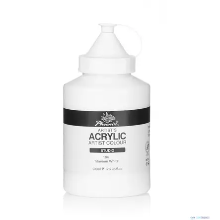 Phoenix Artist Studio 500ml akryylimaali - Akryylimaalit- ja värit - 6941985218506 - 1