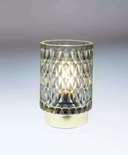 P=C3=B6yt=C3=A4lamppu Airam Melodi harmaa 12,5 cm=20 - Lattia- ja pöytävalaisimet - 6435200277336 - 1