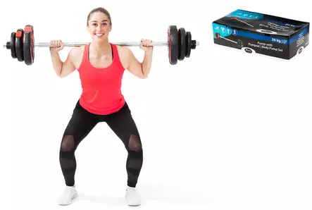 Pump setti 20 kg Atom - Kuntoilulaitteet ja -välineet - 6410412781956 - 1