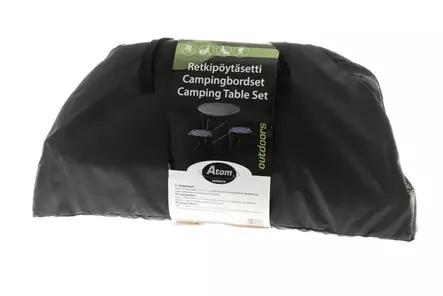 Retkipöytäsetti 3-osainen Atom Outdoors - Retkituolit ja retkisängyt - 6410412698476 - 2