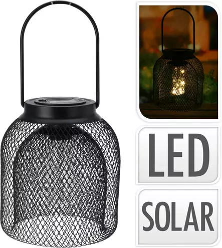Solar lyhty 22x22 cm - Aurinkokennovalaisimet - 8720573469296 - 1