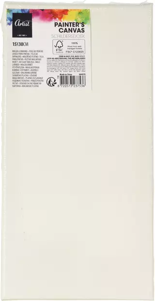 Taulupohja 15x30 cm - Maalaus- ja taulupohjat - 8720573237536 - 1