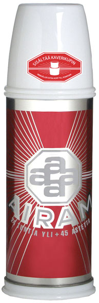 Termospullo Airam 0,45 l - Kylmälaukut ja termokset - 638-0169-46 - 2