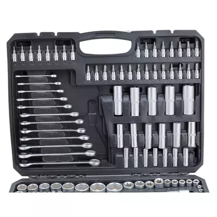 Verktygssats 216 delar CV - Hylsysarjat - 4048769059736 - 2