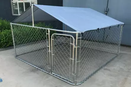 Koiratarha katolla 1,8 x 1,8 x 1,2 cm - Kuljetustarvikkeet ja häkit - 6438014273006 - 1