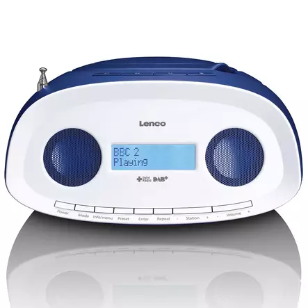DAB+, fm boombox with cd, mp3, usb, blue - Radiot ja MP3/4-soittimet - 8711902036036 - 10