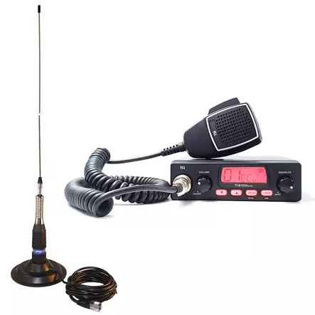 CB radioasemasarja TTi TCB-550 EVO, VOX, NB-suodatin, 12-24V PNI ML160 antennilla magneetilla mukana - PNI tuotteet - 5949066528866 - 1