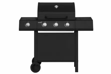 Kaasugrilli Kingsville 3+1 Black - Kaasugrillit - 6410416410166 - 1