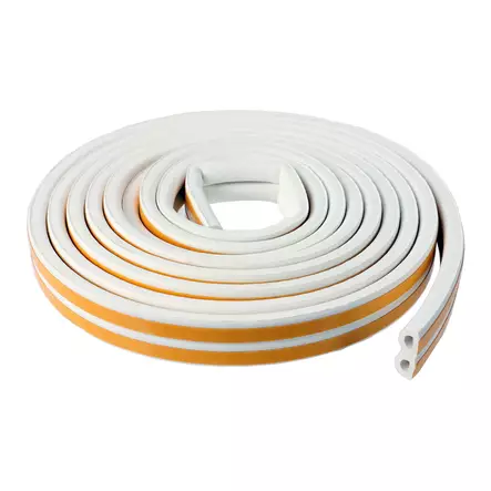 Ikkunatiiviste 6m D-profiili valkoinen Mag-Pro - EPDM-kumia, itseliimautuva - Ikkuna- ja ovitiivisteet - 6418536038796 - 2