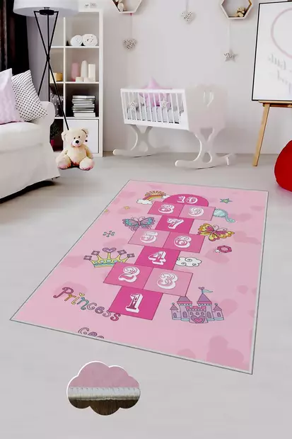 Monivärinen eteisen matto käytävämatto 100x150 cm - Antibakteerinen, Liukumaton, 3D Digipainatus, Konepestävä, 100% Polyesteri - Suuret ja keskikokoiset matot - 8682870647046 - 2
