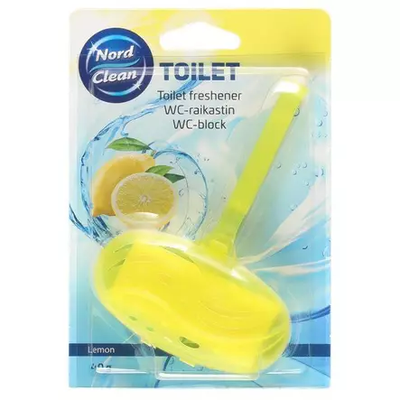 Nord Clean WC-raikastin sitruuna 40g - Ilmanraikastimet ja tuoksut - 6410416214276 - 1