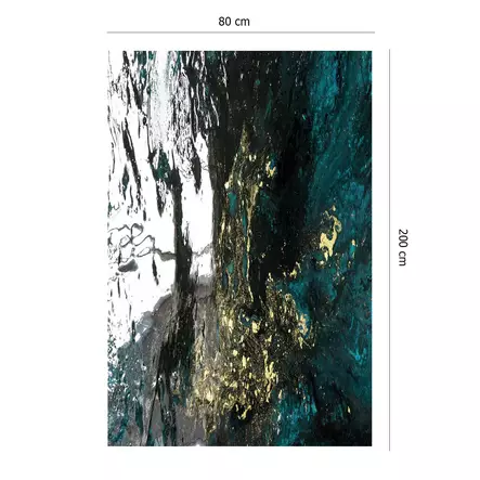 Ylellinen Monivärinen eteisen matto käytävämatto 80x200 cm - Antibakteerinen, Liukumaton, 3D Digipainatus, Konepestävä - Pienet matot ja käytävämatot - 8681875925166 - 1