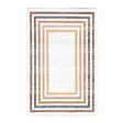 100% Puuvillamatto 160x230 cm - Antibakteerinen, Konepestävä, Liukumaton PVC-pohja, Kermankeltainen, Punainen, Oranssi - Suuret ja keskikokoiset matot - 8683742630456 - 10