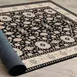100% Puuvillamatto 160x230 cm - Kerman, Kamelin, Harmaan ja Mustan sävyissä, Antibakteerinen, Konepestävä, Liukumaton - Suuret ja keskikokoiset matot - 8683742632016 - 6