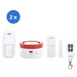 2 kpl langatonta hälytysjärjestelmää PNI Safe House PG600LR langaton yhteys, murtohälytin, langaton hälytys, älykäs hälytys PNI Smart- tai Tuya-sovelluksen kautta - Hälytysjärjestelmät - 5949066547386 - 1