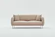3-istuttava vuodesohva, beige kulta, 210 cm leveä, kestävä, monikäyttöinen - Vuodesohvat - 8683743317646 - 12